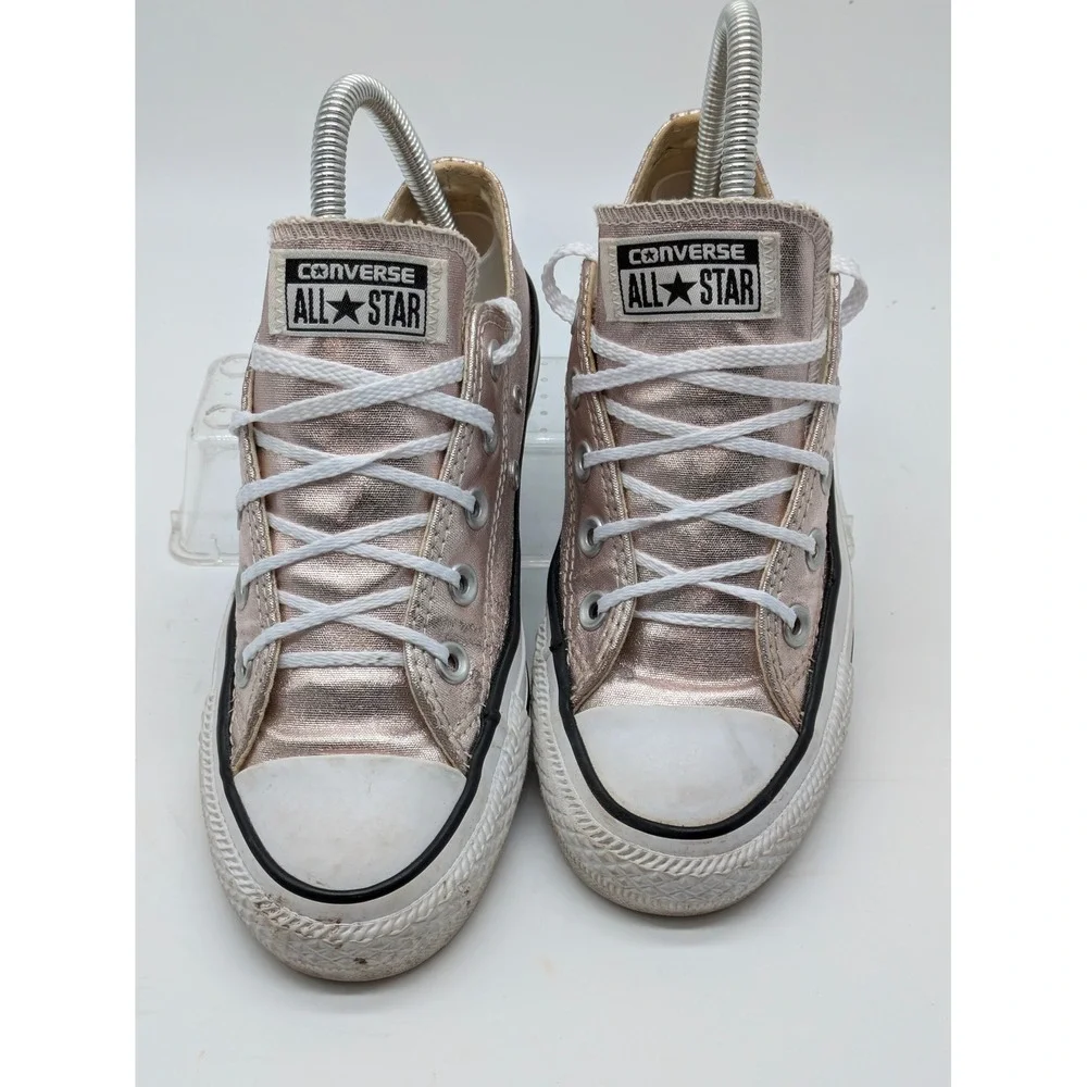 Converse Chuck Taylor All Star Metallic Pink Low Top Sneakers Women Size 5